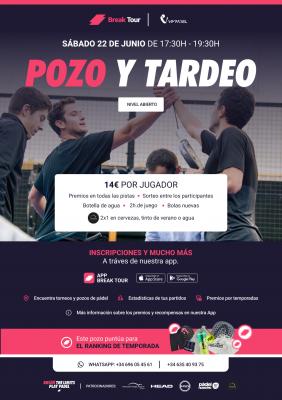 poster del torneo POZO Y TARDEO VIMPADEL