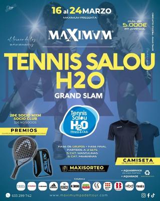 poster torneo TENNIS SALOU H20 GRAND SLAM