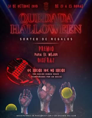 poster torneo QUEDADA DE HALLOWEEN