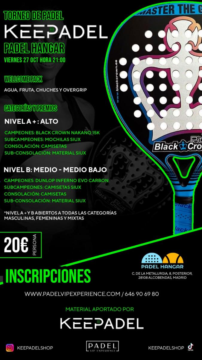 cartel del torneo