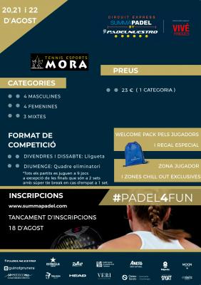 poster torneo 6ENA PROVA CIRCUIT SUMMAPADEL