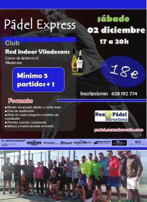 poster del torneo 🎾 MINITORNEO EXPRESS NEXUS PADEL !