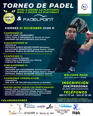 poster del torneo SHOWTIMEPADEL