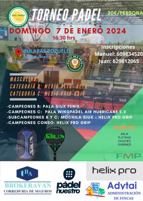 poster del torneo TORNEO PADEL SUPREM 7-01