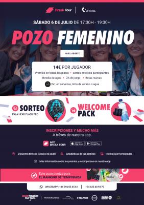 poster del torneo POZO FEMENINO VIM PADEL