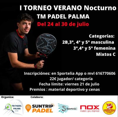 poster torneo I TORNEO DE VERANO NOCTURNO