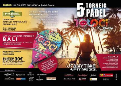 poster torneo 5È TORNEIG DE PADEL TOTOCI D'HIVERN