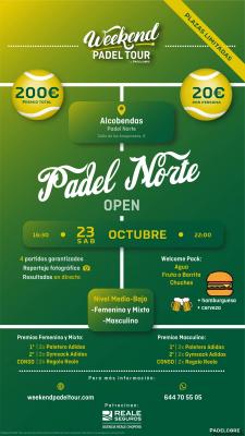 poster del torneo PADEL NORTE OPEN