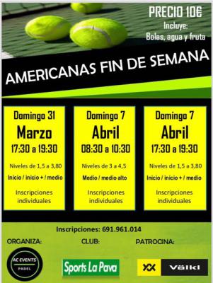 poster del torneo AMERICANAS