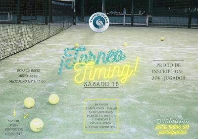 poster torneo TORNEO TIMING