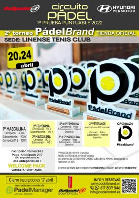 poster torneo 1ª PRUEBA PUNTUABLE CIRCUITO BULLPADEL - HYUNDAI PERMOTOR