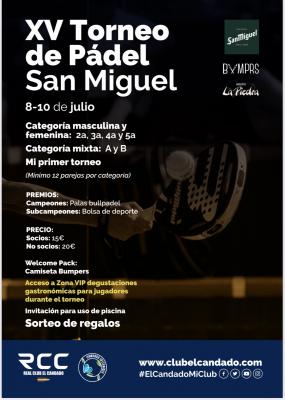 cartel del torneo