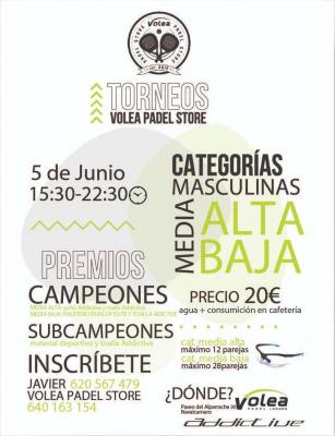 poster del torneo TORNEO VOLEA PADEL STORE