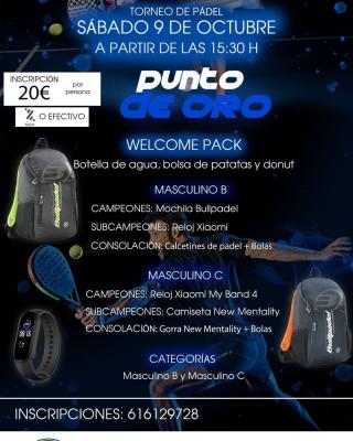 poster del torneo TORNEO DE PADEL