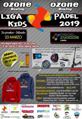 poster del torneo 2ª PRUEBA LIGA KIDS 2019