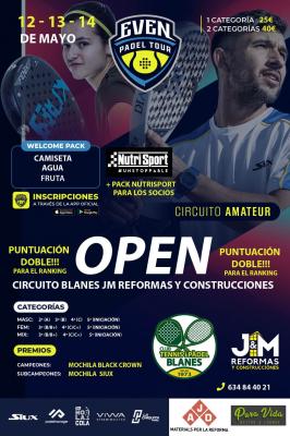 poster del torneo OPEN EPT BLANES