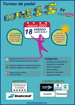 poster del torneo TORNEO EXPRESS FAIRRPLAY