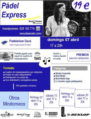 poster del torneo EXPRESS NEXUS PÁDEL 🎾🎾🎾🎾