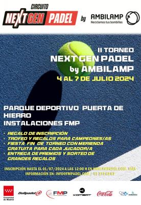 poster del torneo II TORNEO CIRCUITO NEXT GEN AMBILAMP