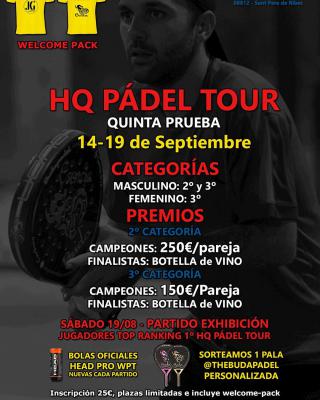 poster del torneo 5ª PRUEBA HQ PADEL TOUR