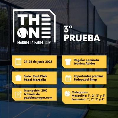 poster del torneo 3ª PRUEBA THE ONE