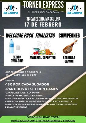 poster del torneo TORNEO EXPRESS 3B