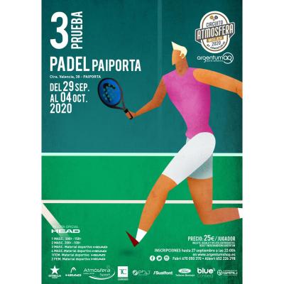 poster del torneo 3ª PRUEBA PADEL PAIPORTA