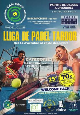 poster torneo LLIGA CAN PRAT TARDOR 2024