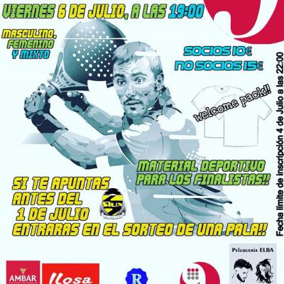 poster del torneo TORNEO PADELNUESTRO