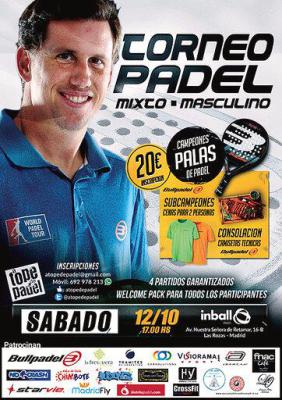 poster del torneo TORNEO DE PADEL MIXTO - MASCULINO