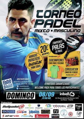 poster del torneo TORNEO DE PADEL MIXTO - MASCULINO