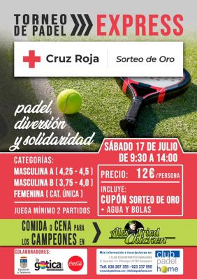 poster del torneo TORNEO EXPRESS SOLIDARIO CRUZ ROJA