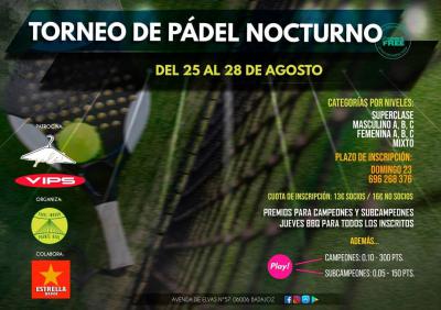 poster del torneo TORNEO NOCTURNO