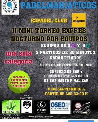 cartel del torneo