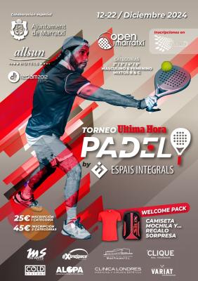 poster del torneo TORNEO ULTIMA HORA PADEL