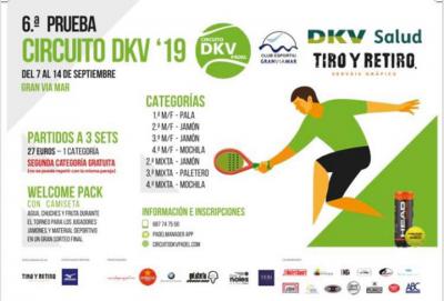 poster del torneo 6ª PRUEBA CIRCUITO DKV '19