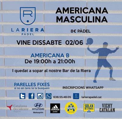 poster del torneo AMERICANA MASCULINA B