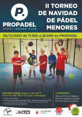 poster del torneo II TORNEO DE NAVIDAD PARA MENORES