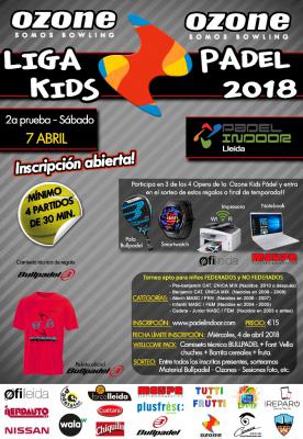 poster del torneo 2a PRUEBA LIGA KIDS