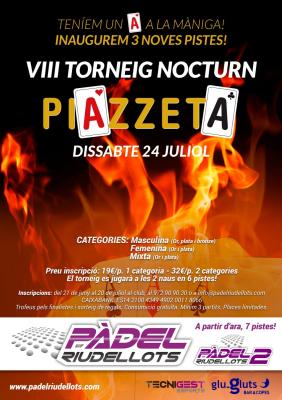 poster torneo VIII TORNEIG NOCTURN