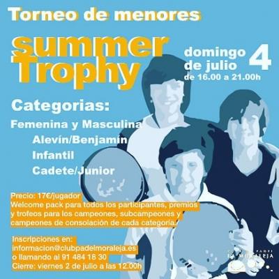 poster del torneo TORNEO DE MENORES SUMMER TROPHY