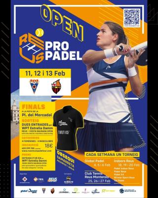 poster torneo 2N OPEN REUS PRO PADEL