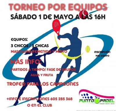 poster torneo TORNEO POR EQUIPOS