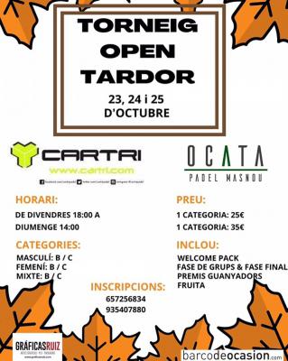 cartel del torneo