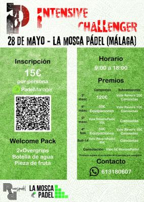 poster del torneo II INTENSIVE CHALLENGER - LA MOSCA PÁDEL