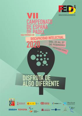 poster torneo VII CAMPEONATO DE ESPAÑA PARA PERSONAS CON DISCAPACIDAD INTELECTUAL 2020