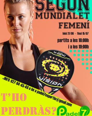 poster del torneo SEGON MUNDIALET FEMENÍ