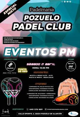 poster del torneo TORNEO PADELMANIA