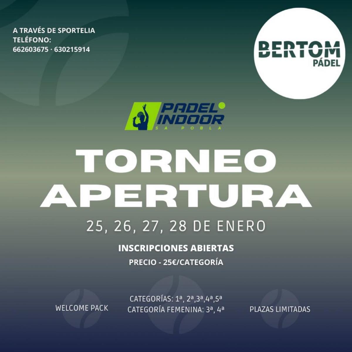 cartel del torneo