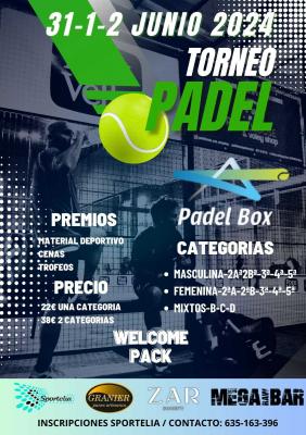 poster torneo TORNEO EN PADEL BOX